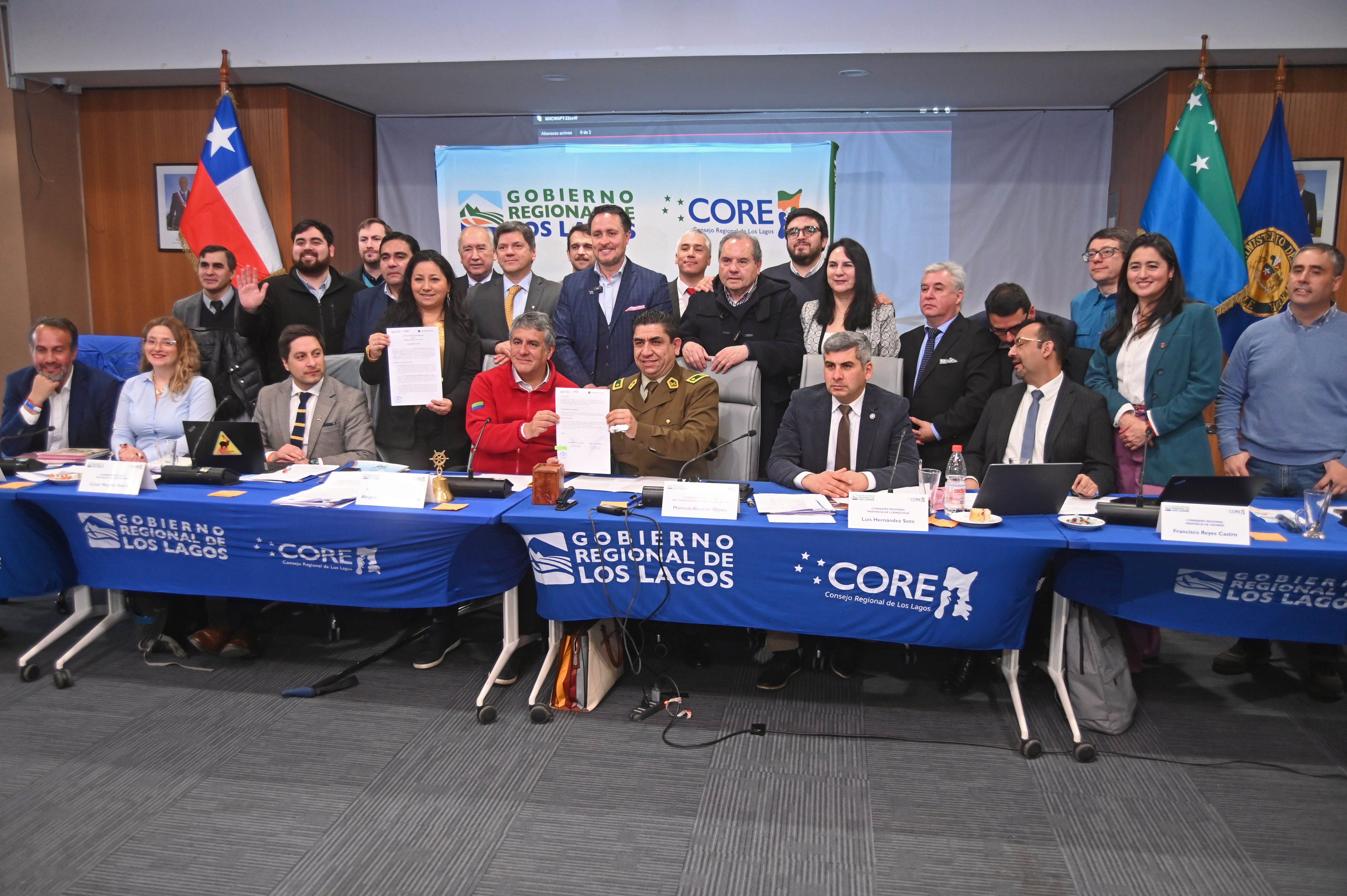 Gobierno Regional de Los Lagos y Carabineros firman convenio para fortalecer la seguridad con inversión y tecnología
